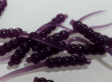 Thump'Em Wax Wiggler 1.35" Midnight Purple*/