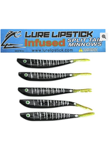 Lure Lipstick Lure LipStick Split Tail 4" Black Log Perch