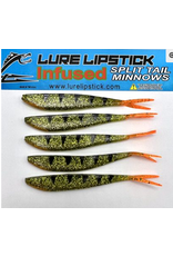 Lure Lipstick Lure LipStick Split Tail 4" Camo Perch