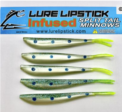 Lure Lipstick Lure Lipstick Split Tail 4" Creepy Larry