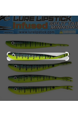 Lure Lipstick Lure Lipstick Split Tail 4"Junebug Log Perch