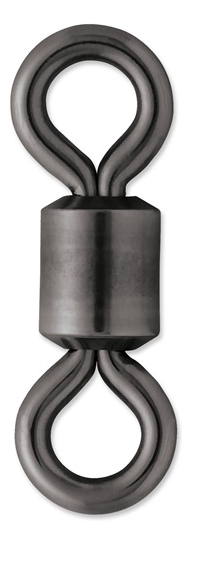 Rapala VMC Blk SS Rolling Swivel#2 10pk