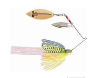 sports specialist KVD SPINNERBAIT 3/8 SUPER WHITE