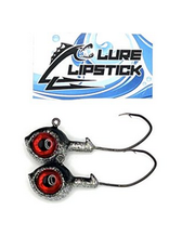 Lure Lipstick Lure Lip Stick Walleye Jigs 2 pk. Black Ice 1/2 oz.