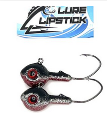 Lure Lipstick Lure LipStick Walleye Jigs 2 pk. Vampire 1 oz.