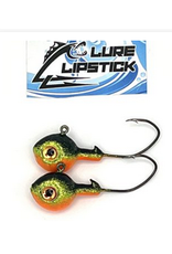 Lure Lipstick Lure LipStick Walleye Jigs 2 pk. Perch 3/4 oz.