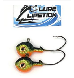 Lure Lipstick Lure LipStick Walleye Jigs 2 pk. Perch 3/4 oz.