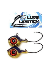 Lure Lipstick Lure LipStick Walleye Jigs 2 pk. Crown Royal 3/4 oz.