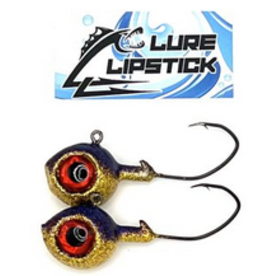 Lure Lipstick Lure LipStick Walleye Jigs 2 pk. Crown Royal 1 oz.