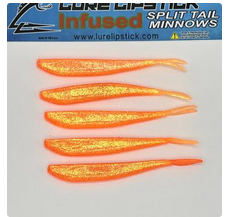 Lure Lipstick Lure Lipstick Split Tail 4" Chicken Whippin