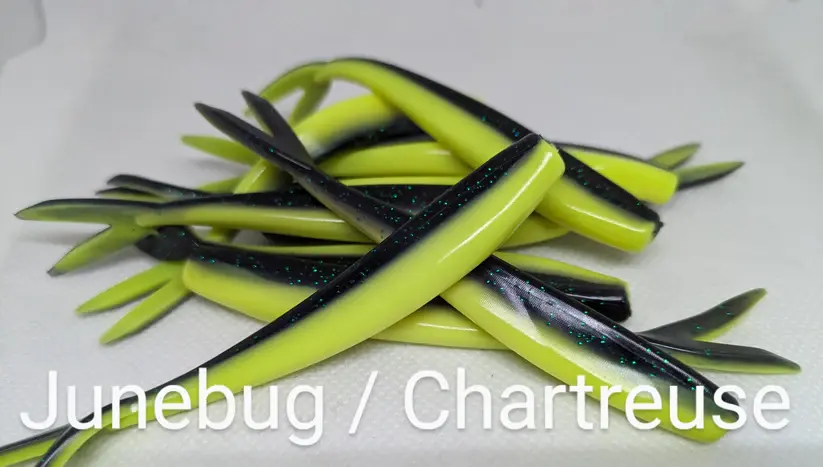 wyandotte Motor City Minnow June Bug/Chartreuse Tail