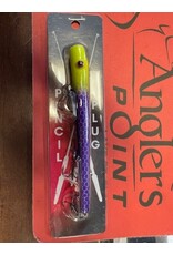 Wicked Custom jigs WCustom Pencil Plug Grape Lemonhead