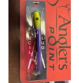 Wicked Custom jigs WCustom Pencil Plug Grape Lemonhead