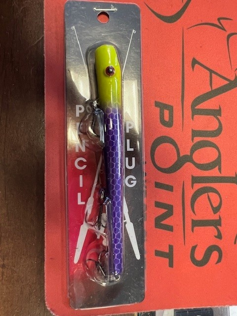 Wicked Custom jigs WCustom Pencil Plug Grape Lemonhead