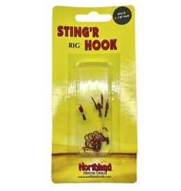 Northland Lethal Sting'r Hook - Stinger Fishing Rig for Walleye and Many  Other