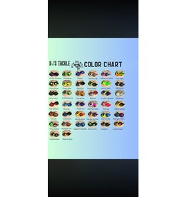 DJ Tackle DJ Minnow Jig Heads Blue Ice 1oz. 2PK.