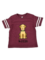 Toddler Tee - Golden Retriever in Puppy Jacket