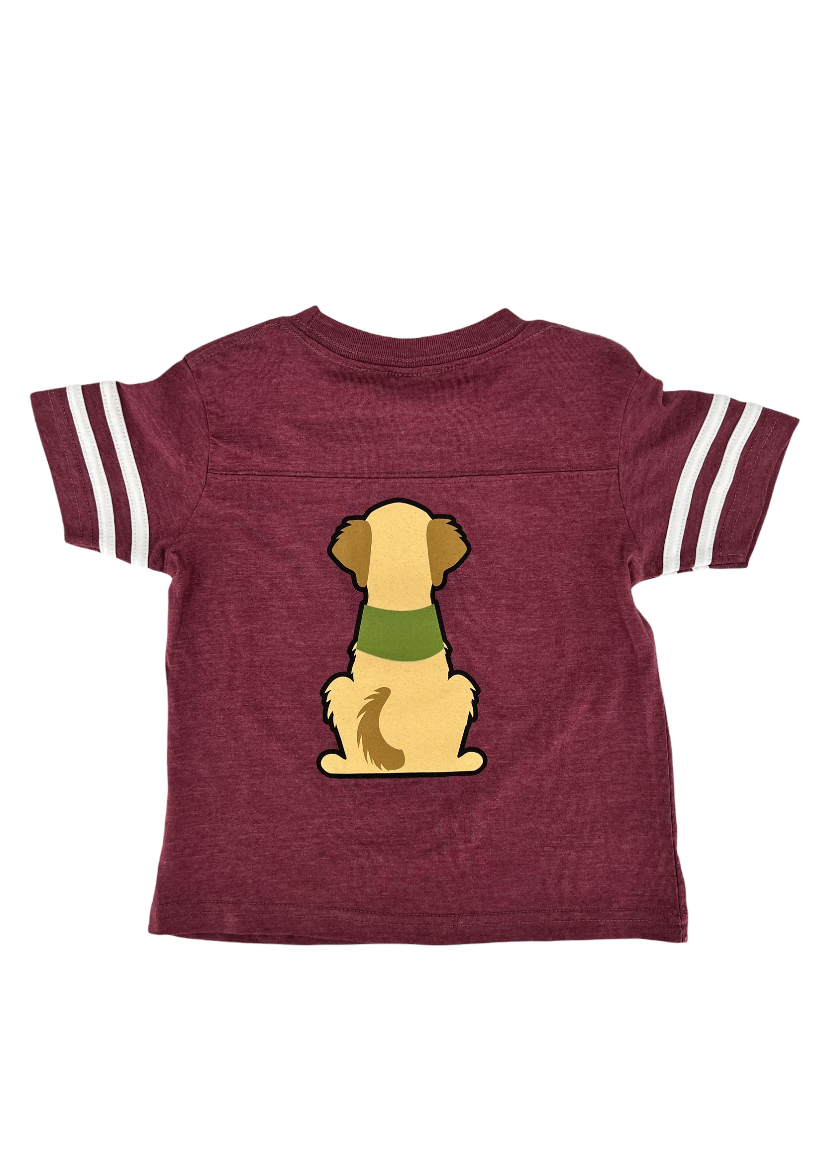 Toddler Tee - Golden Retriever in Puppy Jacket