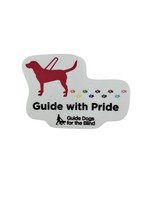 Waterproof Sticker - Guide with Pride Dog