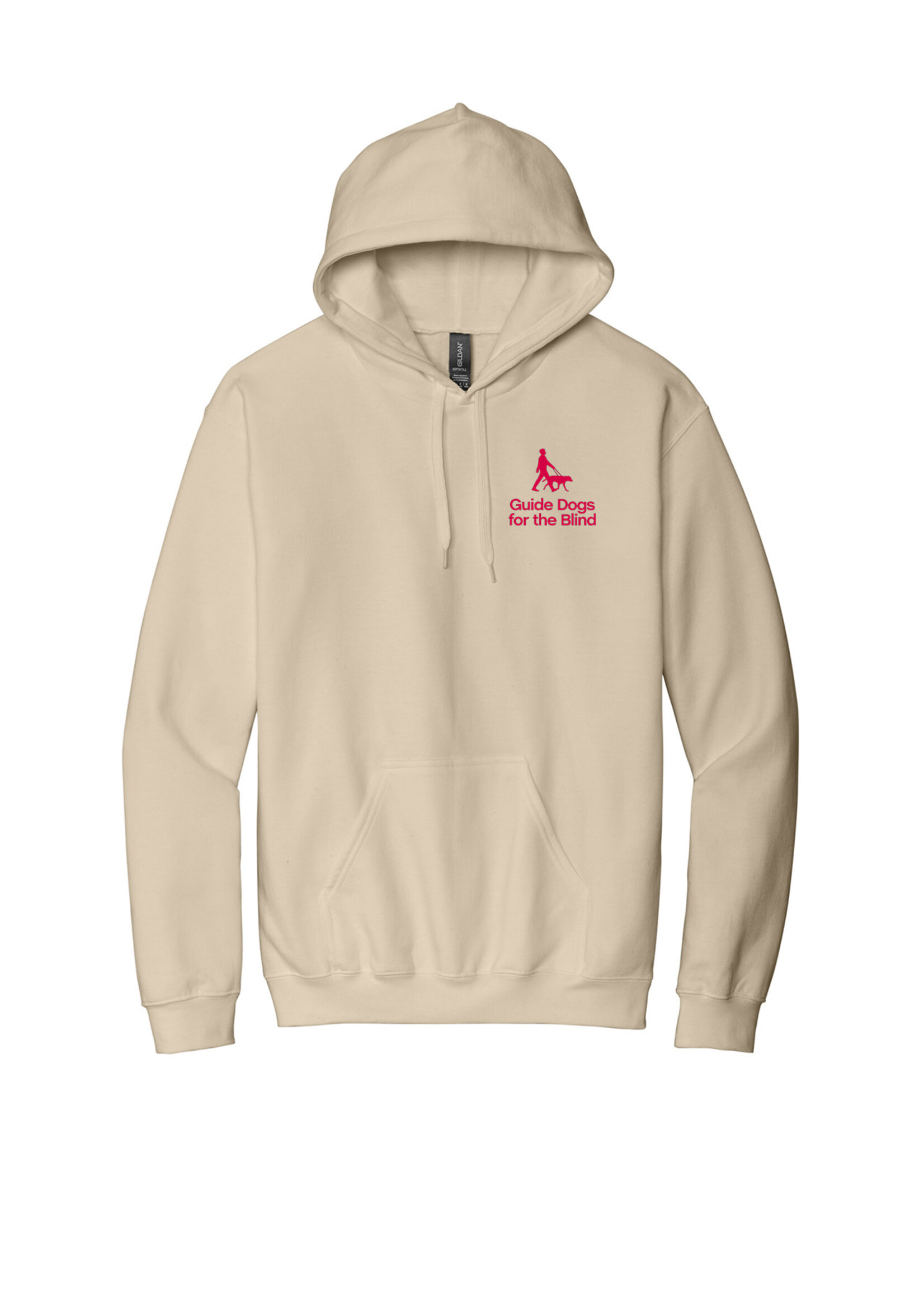 Relaxed Pullover Hoodie with Raspberry Logo