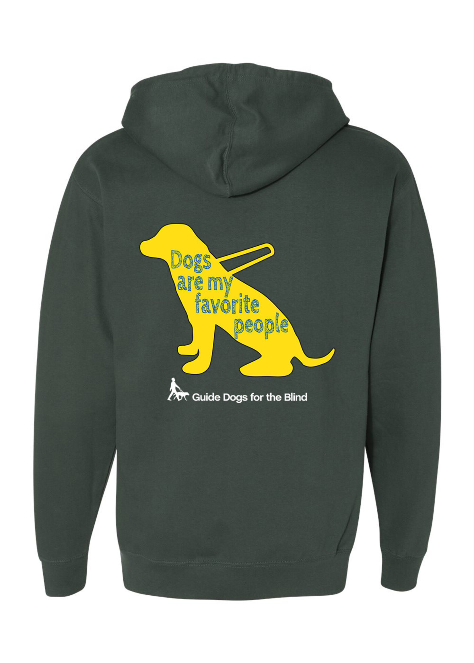Relaxed DAMFP Ylw Lab Pullover Hoodie