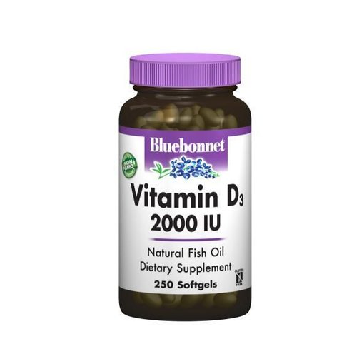 Bluebonnet Vitamin D3 2000IU 250ct