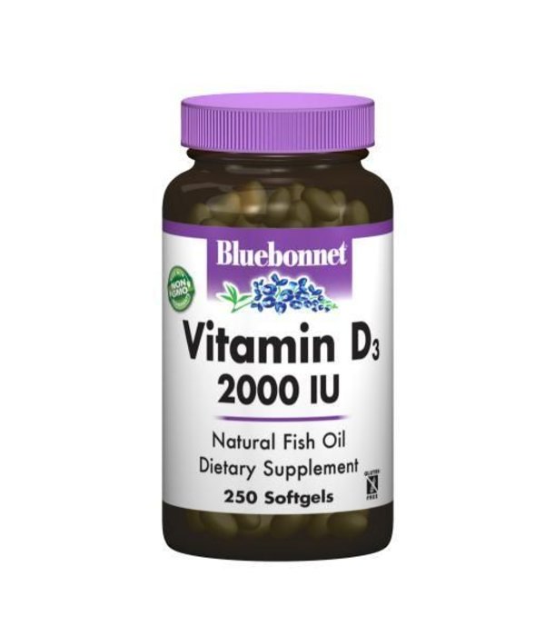 Bluebonnet Bluebonnet Vitamin D3 2000IU 250ct