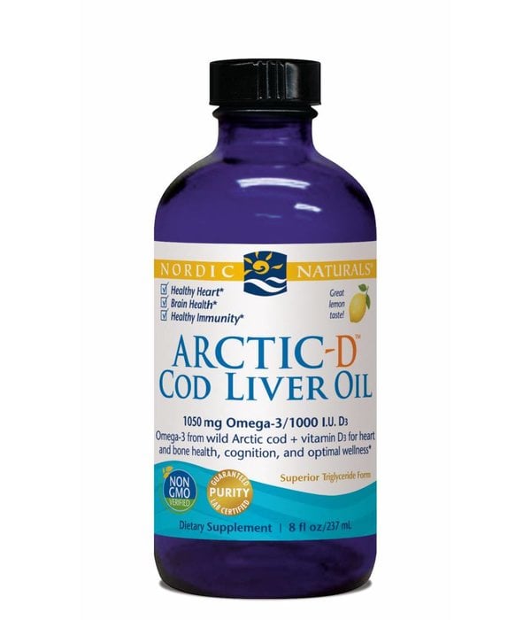 Nordic Naturals Nordic Naturals Arctic-D Cod Liver Oil 1050 mg Lemon 8oz