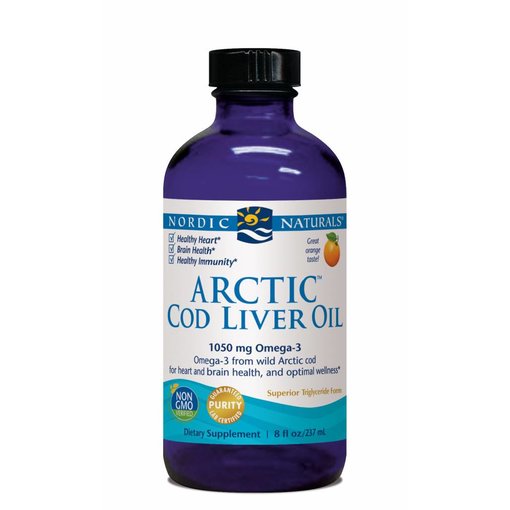 Nordic Naturals Arctic Cod Liver Oil 1060 mg Orange 8 oz