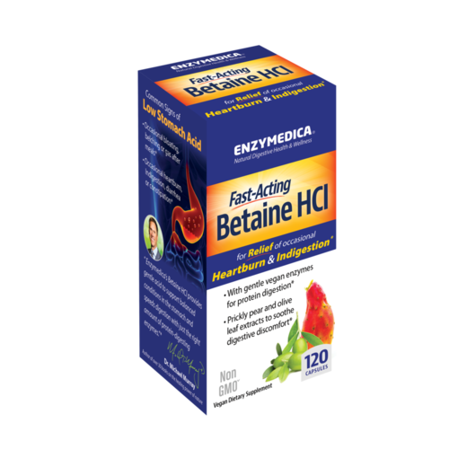 Enzymedica Betaine HCI 600mg 120ct