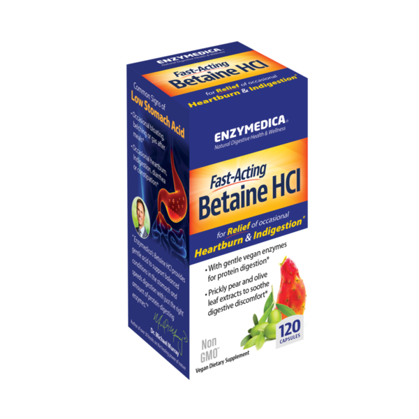 Betaine HCI 600mg 120ct