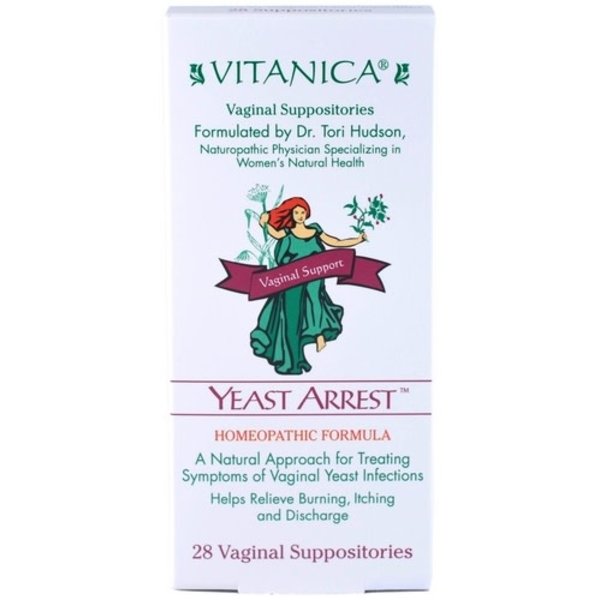 Vitanica Yeast Arrest Suppositories 14ct