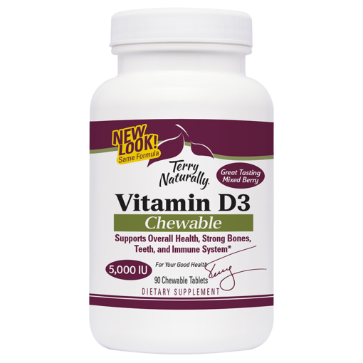 Europharma Vitamin D3 Chewable 5,000IU 90 ct