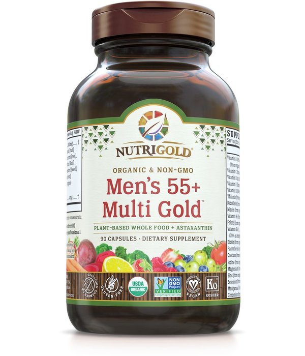 Nutrigold Nutrigold Men's 55+ Organic Multivitamin 90ct