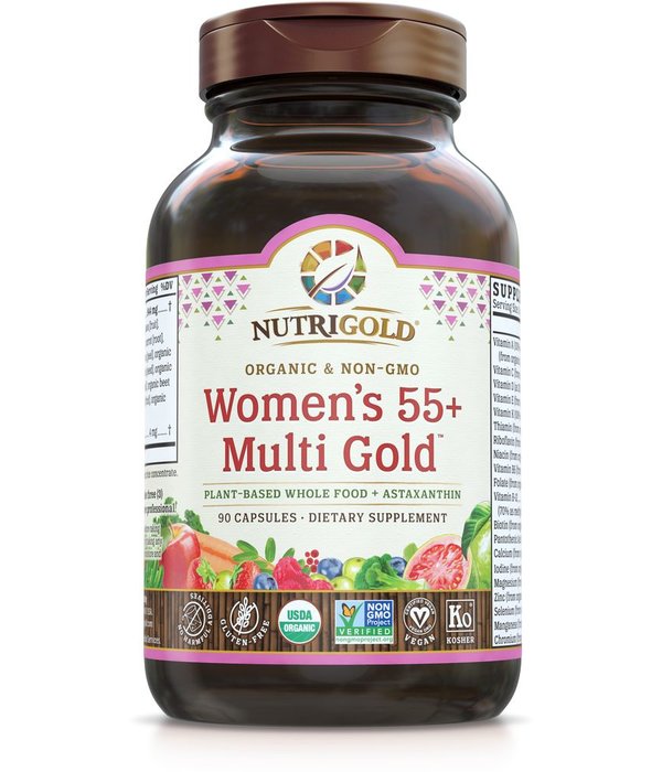 Nutrigold Nutrigold Women's 55+ Organic Multivitamin 90ct