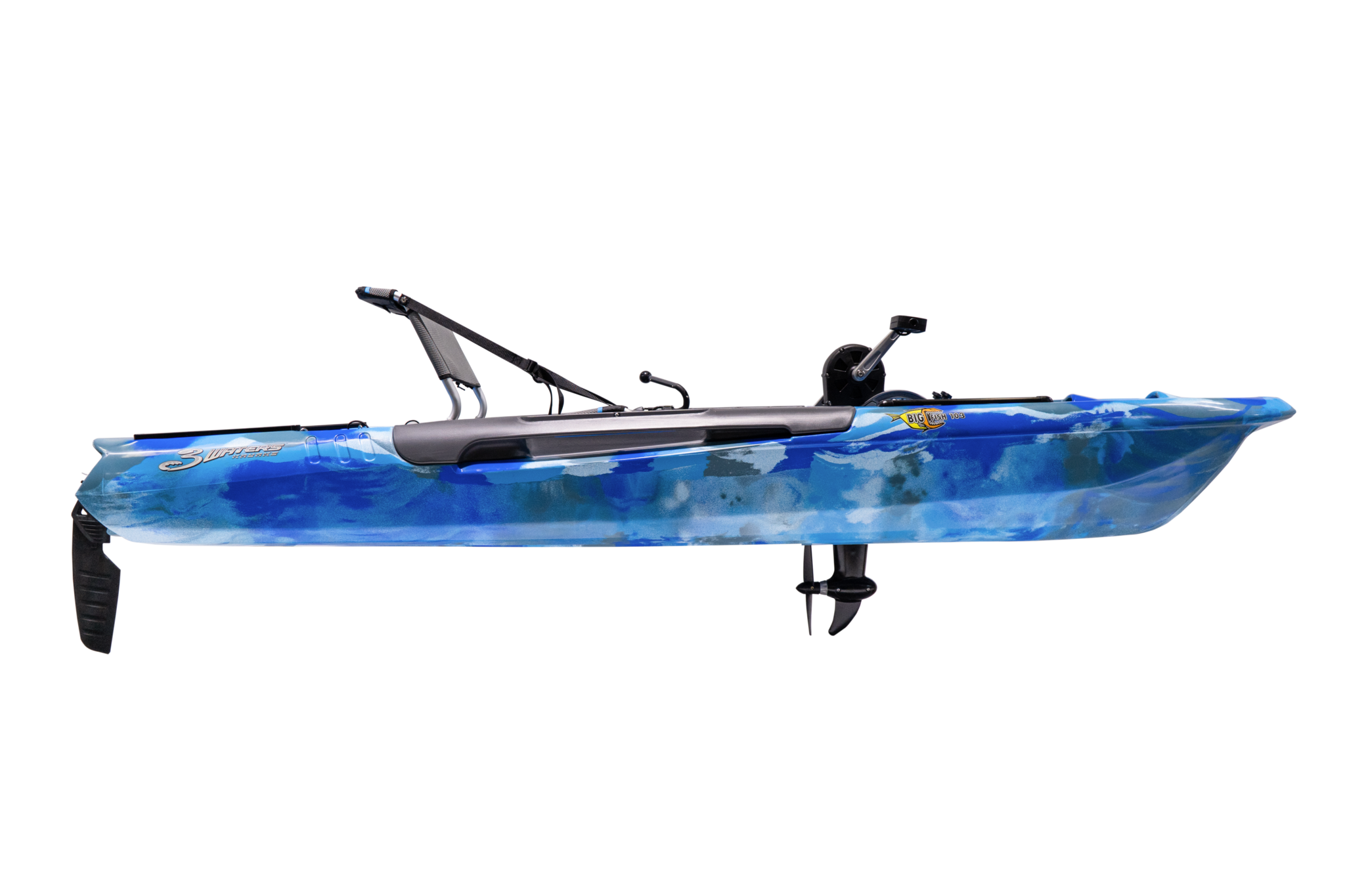 3 Waters Kayaks Big Fish 103 Pro Fish Pedal