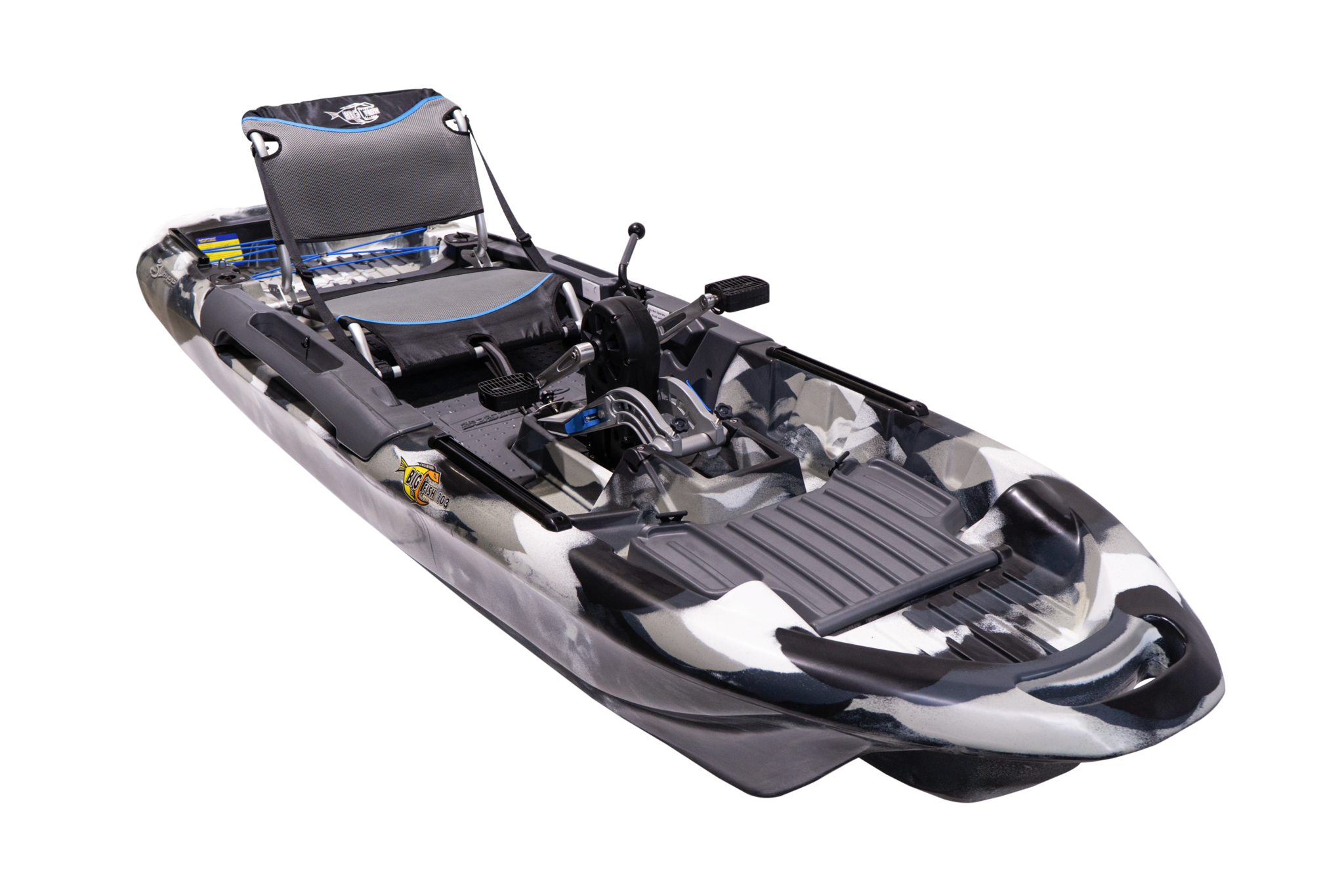 3 Waters Kayaks Big Fish 103 Pro Fish Pedal