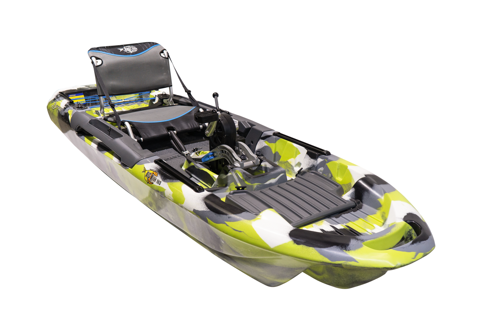 3 Waters Kayaks Big Fish 103 Pro Fish Pedal