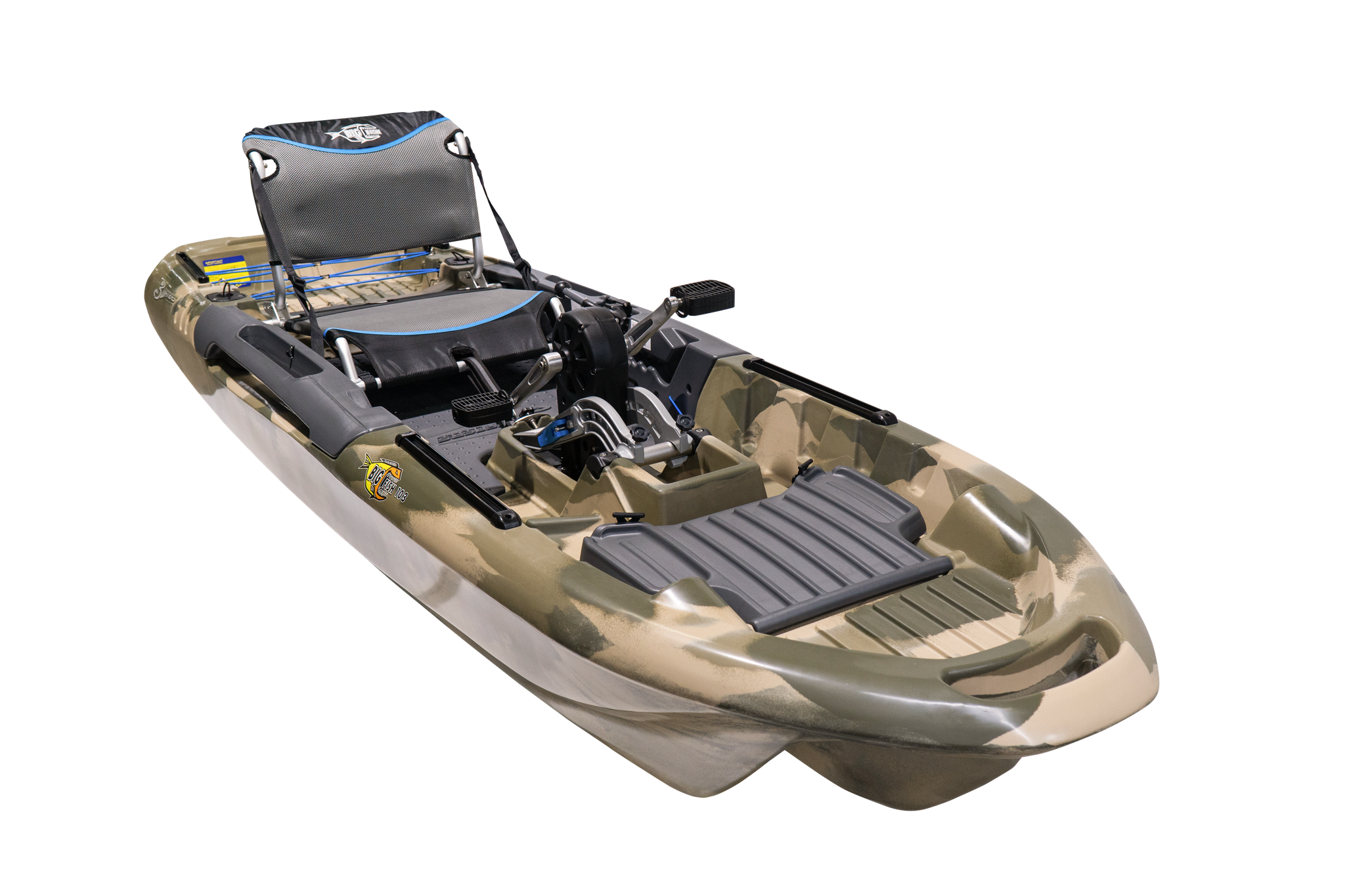 3 Waters Kayaks Big Fish 103 Pro Fish Pedal