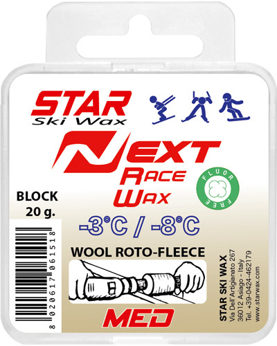 Jenex, Inc (V2/Star Wax) Next Race Wax 20g Block (Wool Roto)