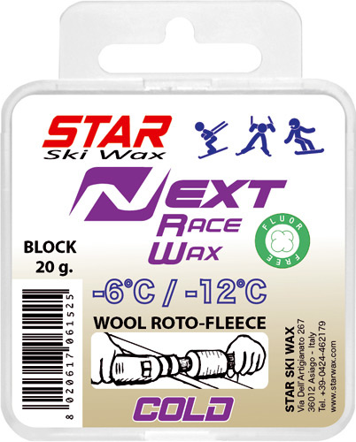 Jenex, Inc (V2/Star Wax) Next Race Wax 20g Block (Wool Roto)