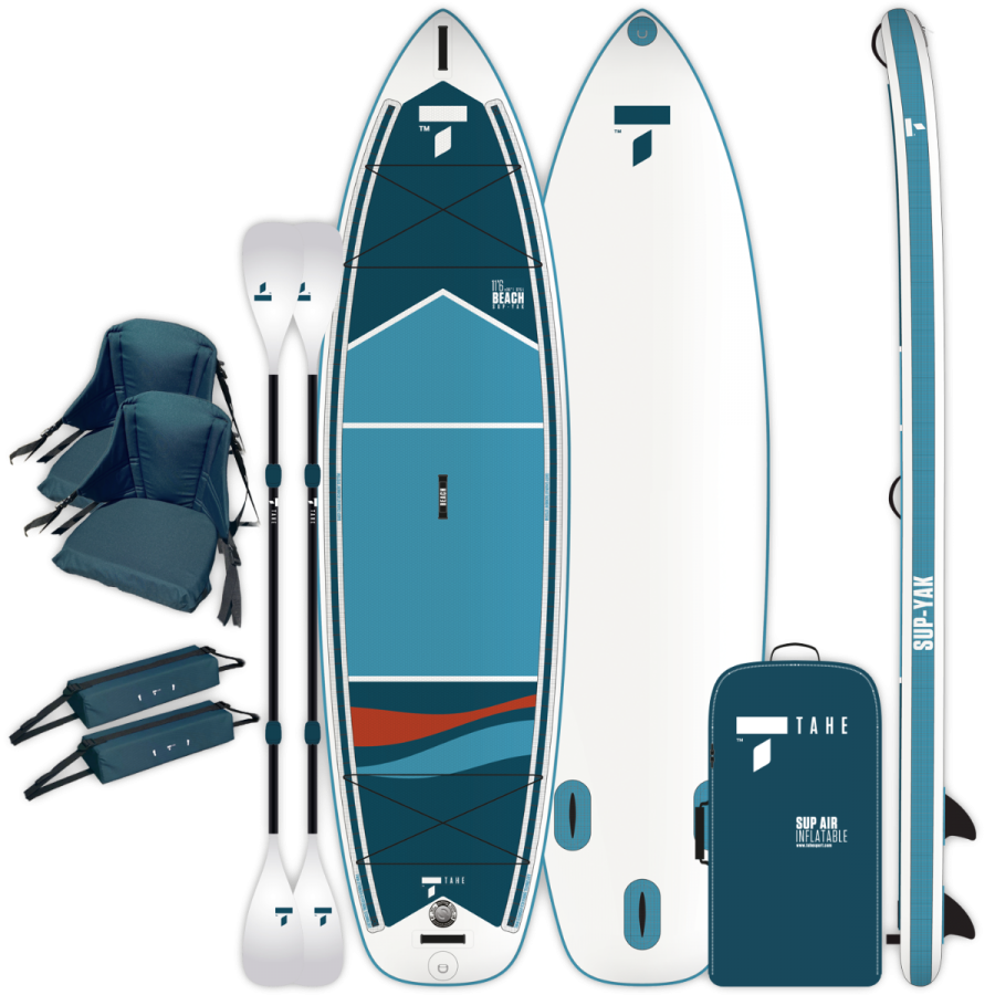 Tahe Sport (BIC) SUP-Yak Air 11'6" Beach Pack w/Kayak Kit - Tahe Sport