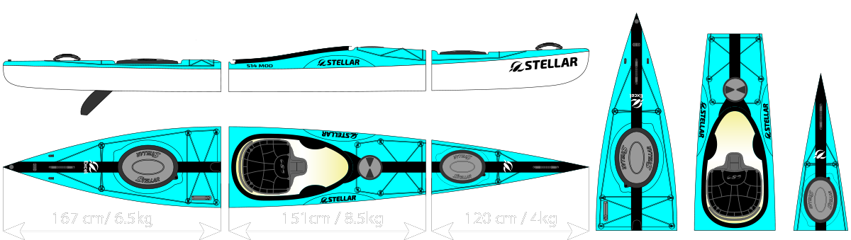 Stellar Kayaks S14 MOD Advantage