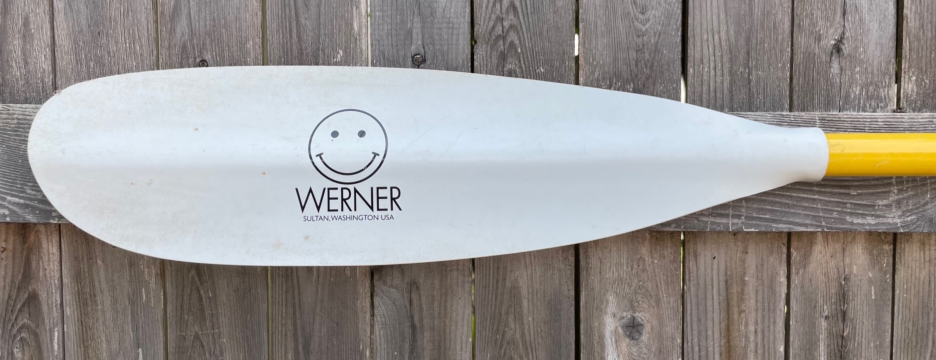 Werner Paddles Sprite white 2pc 210cm (USED)