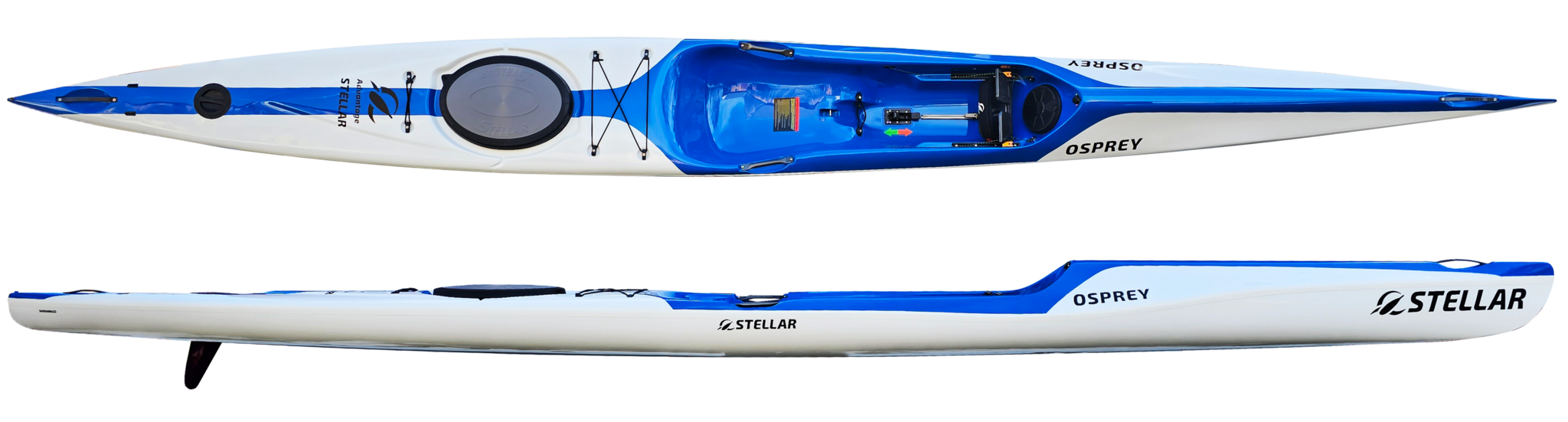 Stellar Kayaks Osprey Advantage White/Blue (Used)