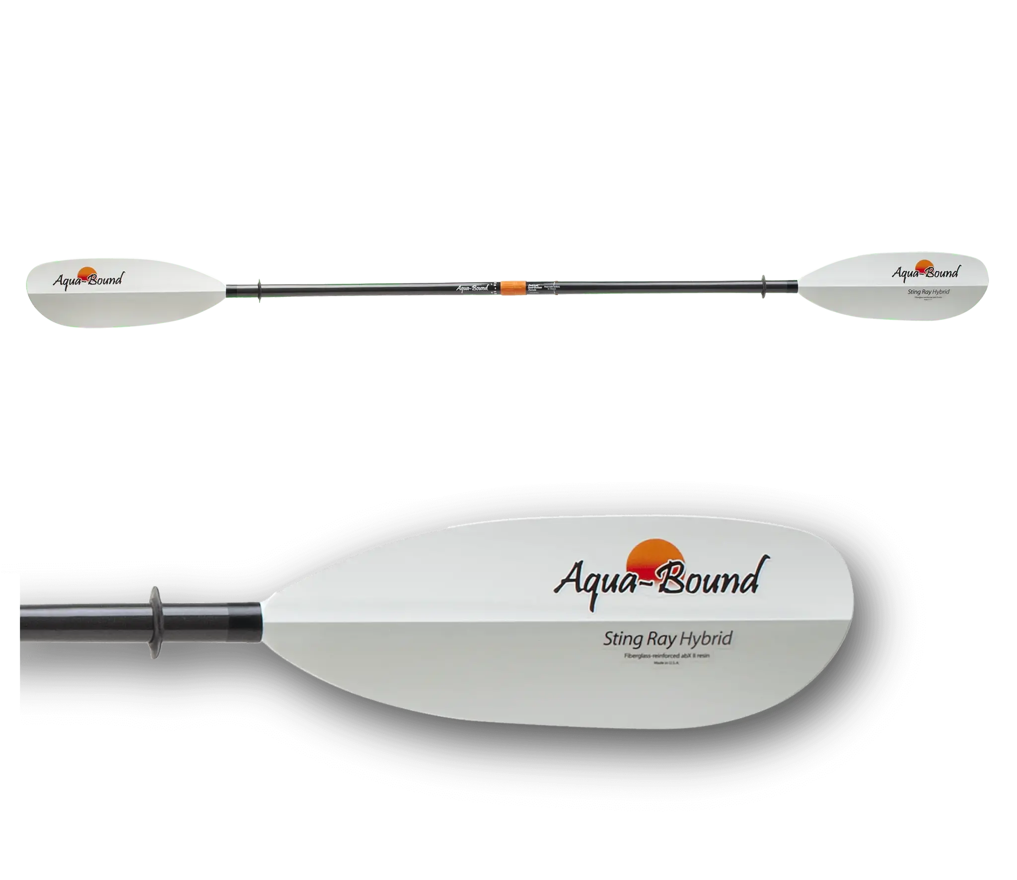 Aquabound Sting Ray Aluminum 2pc White Blade