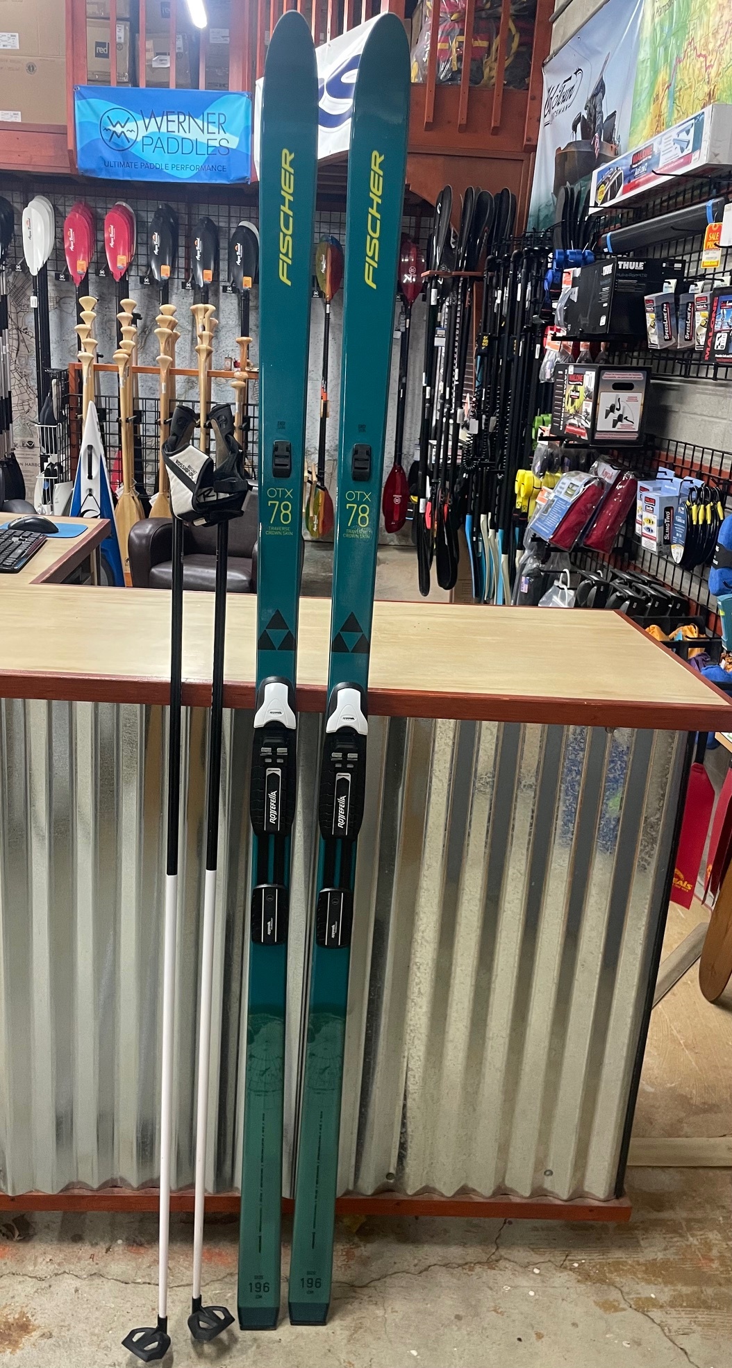 Fischer Skis Fischer OTX 78 Traverse Crown Nordic Ski 196cm (USED)