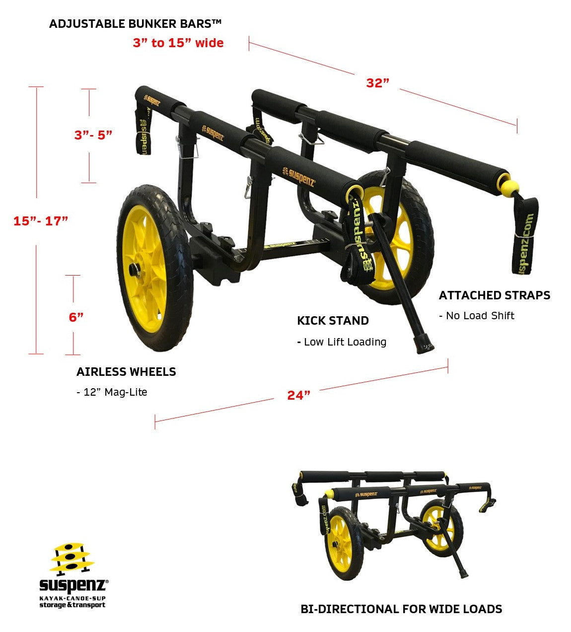 Suspenz Catch-All Airless Cart
