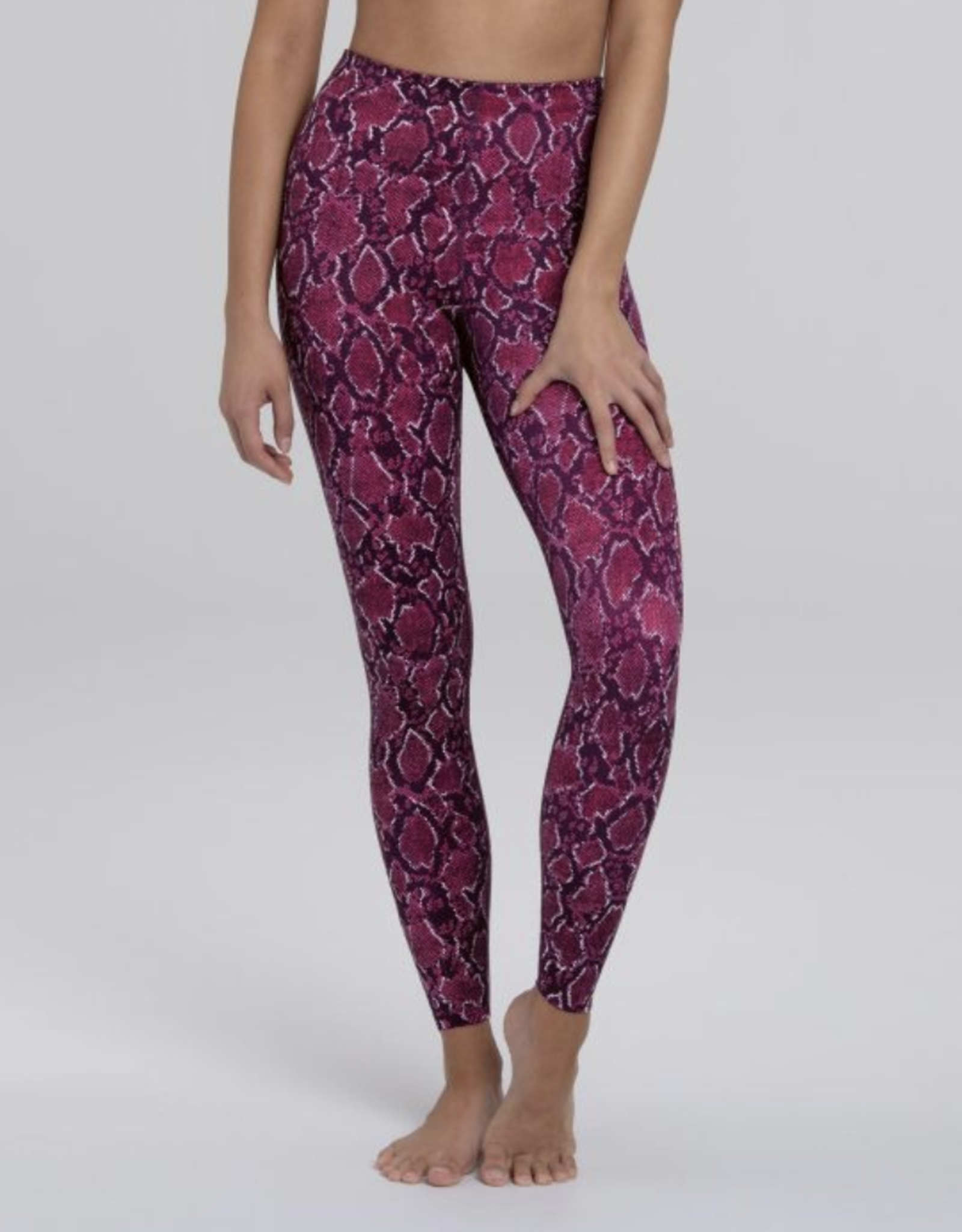 Purple and Pink Leopard Print Leggings