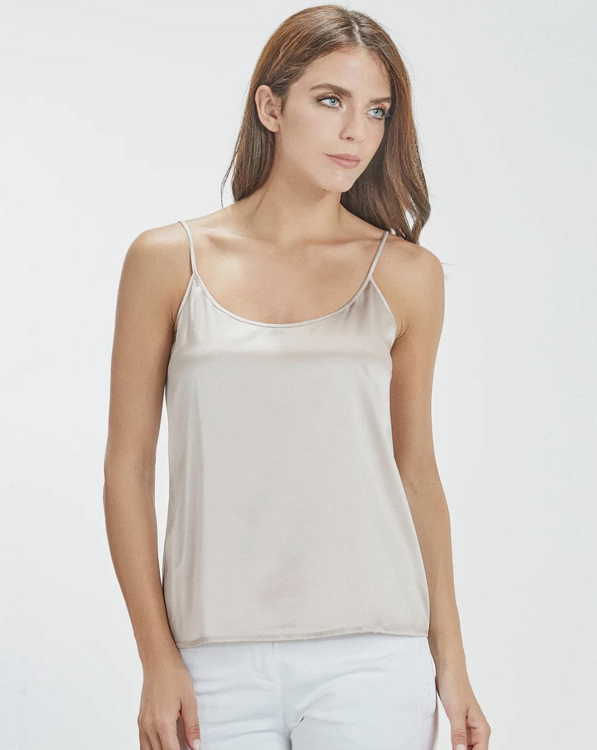 22 Momme Stretch Silk Tank Top
